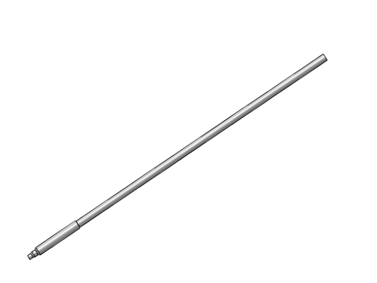 DBS-Führungsrohr, 10 mm vor Zielpunkt, für DBS-Elektrode