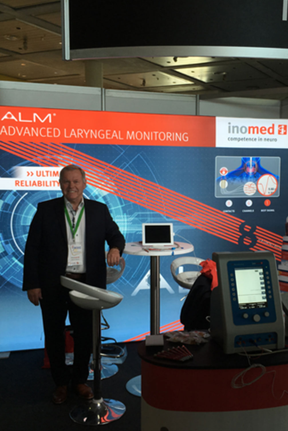Photo: inomed congress booth 8th Conference of the European Society of Endocrine Surgery