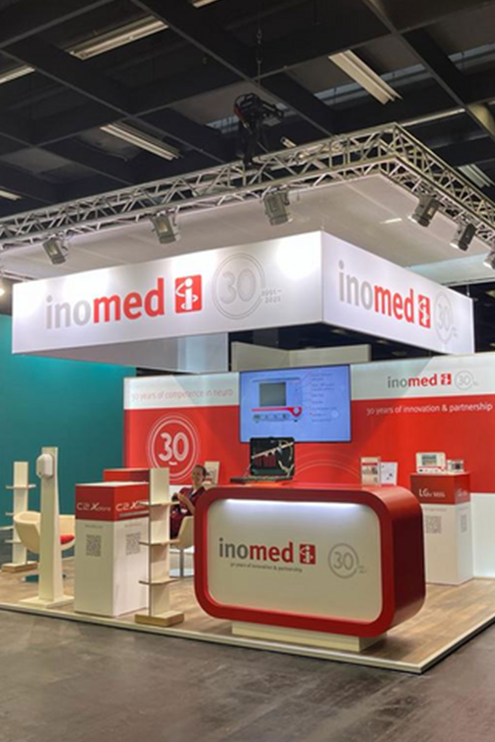 Photo: inomed congress booth 139th Congress of the German Society of Surgery (DGCH)