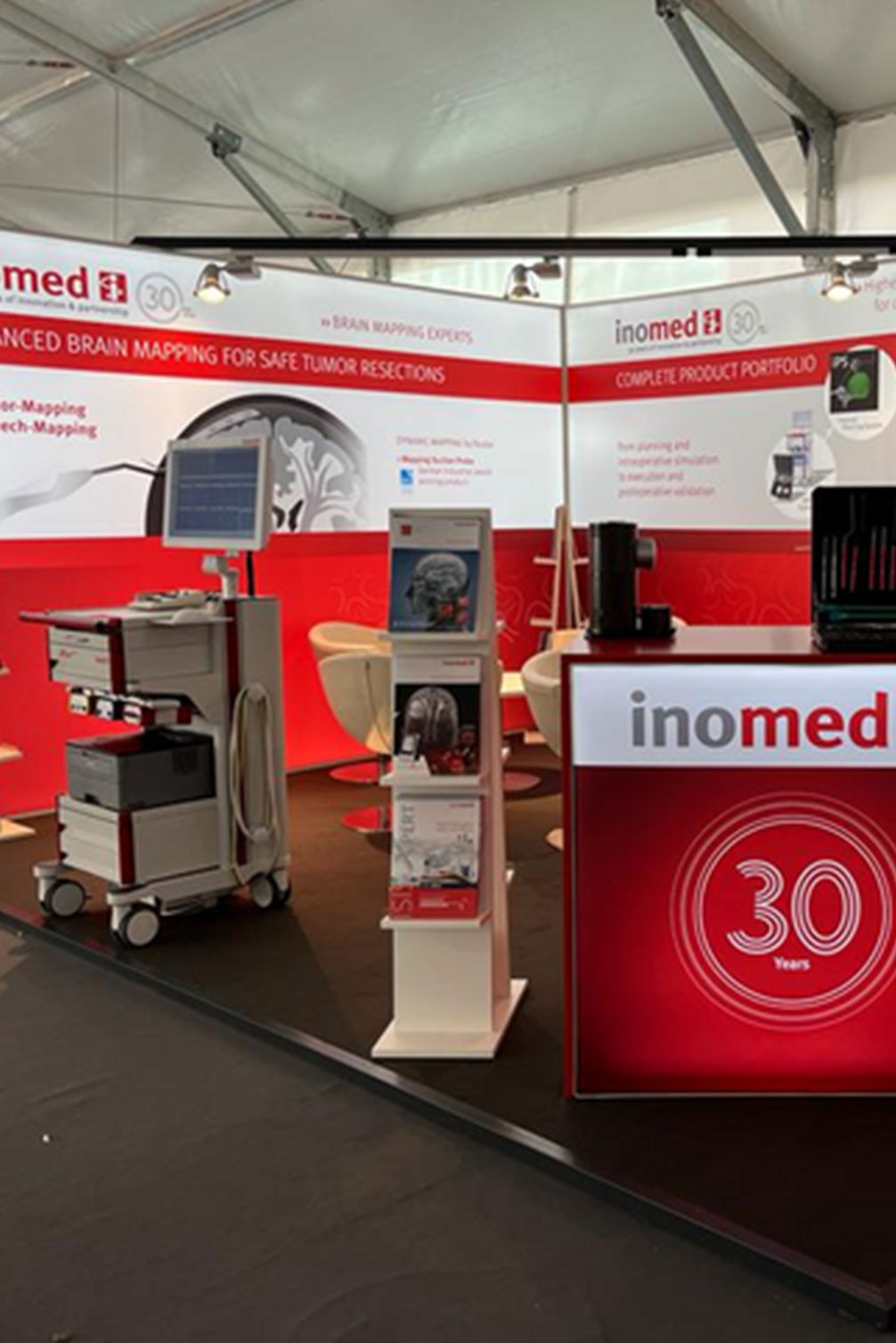 Photo: inomed congress booth Swiss Pain Congress