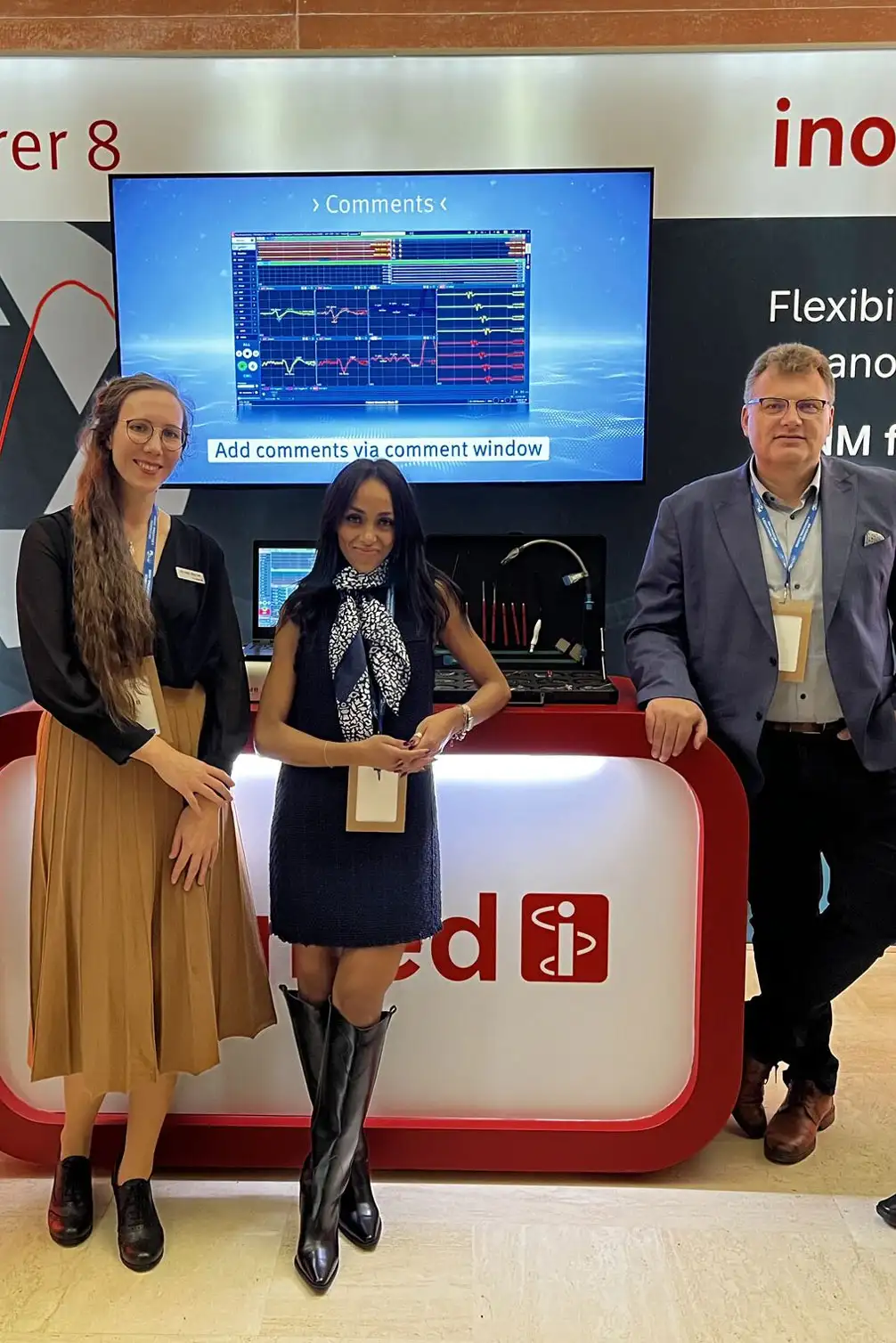 Photo: inomed congress booth ISIN Congress & Educational Course