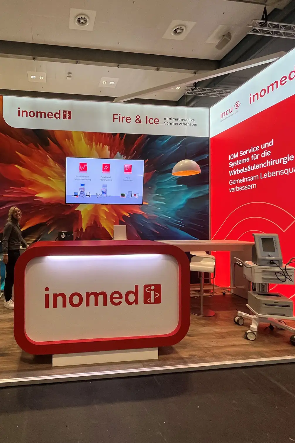 Photo: inomed congress booth 19th German Spine Congress