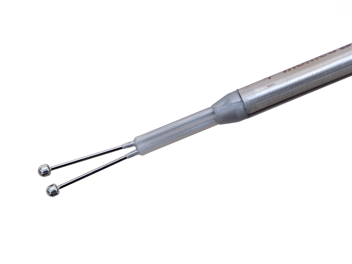 Fork probe 400 mm straight, ball tip     