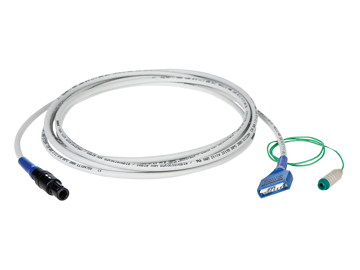 Connection cable for adhesive laryngeal electrode Select