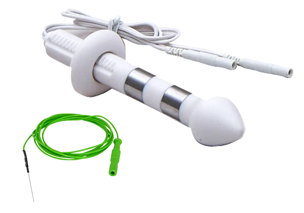 Rectal electrode set with GND