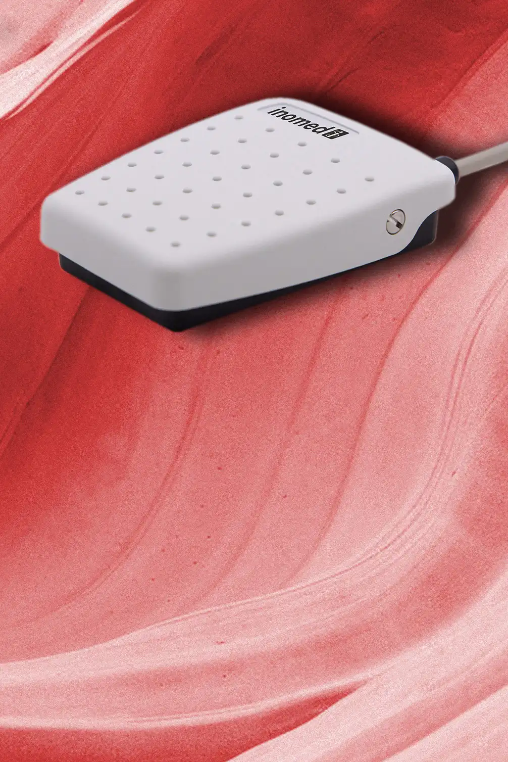 Foto: Fußschalter zum Auslösen einer MEP-Stimulation